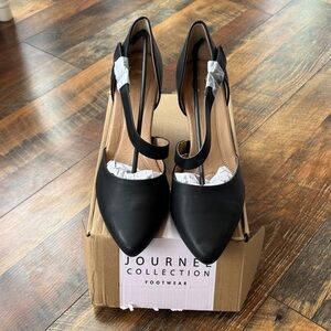 Journee Collection Black Heels for Women